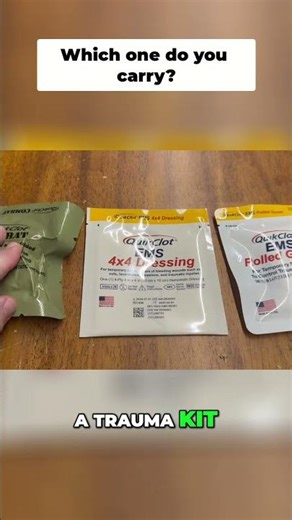 Trauma Kit First Aid Kit QuikClot Gauze