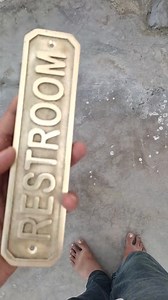 Personalized Brass Plaque: Handmade Custom Name Plate - Etsy
