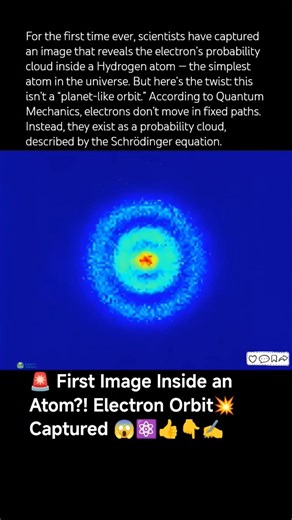 🚨 First Image Inside an Atom?! Electron Orbit Captured 😱⚛️