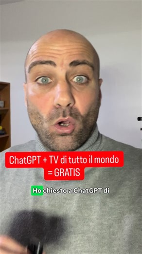 Sal Chiarenza | ChatGPT & AI on Instagram: "✨ Ho chiesto a ChatGPT un modo per vedere la TV di mezzo mondo gratis… il risultato è folle. ✔️ tv.garden ✔️ Pluto TV ✔️ Rakuten TV ✔️ Plex Live TV ✔️ Rlaxx TV ✔️ Samsung TV Plus / LG Channels 📌 Se vuoi davvero imparare ad usare in modo intelligente ChatGPT guarda il link in bio #chatgpt #ai #salchiarenza"