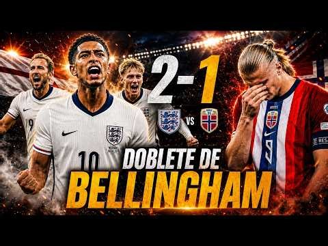 UN DOBLETE DE BELLINGHAM DEJA FUERA A HAALAND Y A NORUEGA ⚽ NORUEGA 1-2 INGLATERRA | MUNDIAL 2026 🏆