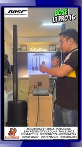 Brand New & Original BOSE L1 Pro 16 Available Here At Rhythmix Enterprises 🎶 Turn It Up with the Bose L1 Pro16 🎶 CALABARZON Distributor Open for resellers/partners 2 years full unit replacement warranty SRP PHP 140,000 SEND A DM TO GET SPECIAL PRICES Also available: Samsung Flip Interactive TV Kevler Professional Audio Equipment JBL Professional Audio Equipment Behringer Professional Audio Equipment etc. When it comes to sound, you don’t just want “loud”—you want legendary. Meet the Bose L1 Pr