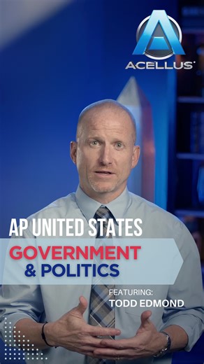 New Course Alert! 📣 We are excited to announce the latest addition to our online high school course catalog: AP United States Government and Politics. 🇺🇸 Taught by Todd Edmond, this course covers the foundational principles, structures, and processes of the United States government. For more information, visit https://www.science.edu/acellus/course/ap-us-government-politics/ | Acellus Academy