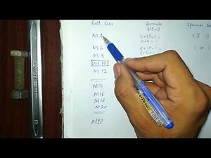 Spanner size Formula || Spanner size Calculation || How to find spanner size of given bolt