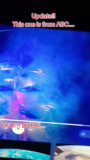 so here is a follow-up for my first two videos this one is from the ABC News network from their broadcast of the same thing in Dubai but this one has a view from father back. #Wtf #UAP #ufo #NewYears #dadssupportingdads