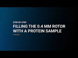 How to Fill the 0.4 mm Rotor of the 160 kHz Solid-State NMR Probe With a Protein Sample