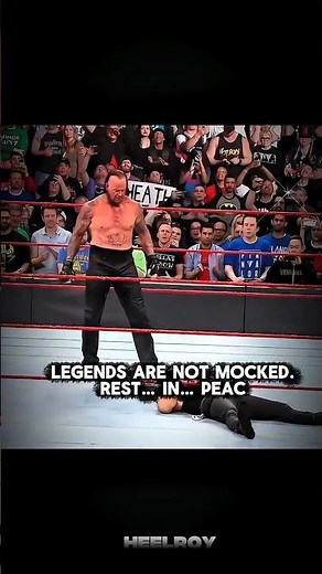 “ONE GONG 🔔 | Undertaker RETURNS & DESTROYS Elias on RAW” #wwe #shorts #undertaker