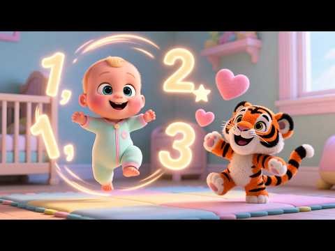 Learning 123 Jump Game | Fun Toddler Nursery Rhymes for Kids | Learn Numbers with Music