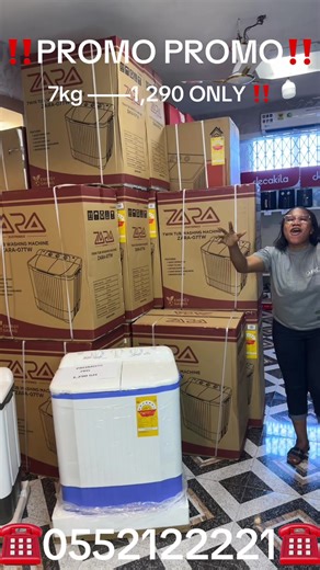 Amazing Zara 11kg Washing Machine Promo at The Combo Shop