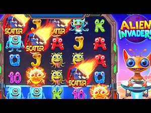 Alien Invaders Slot Hits BIG Multipliers and Wins | Jackpot Wins