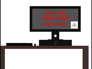 How to draw 3d Desktop computer model in autocad
