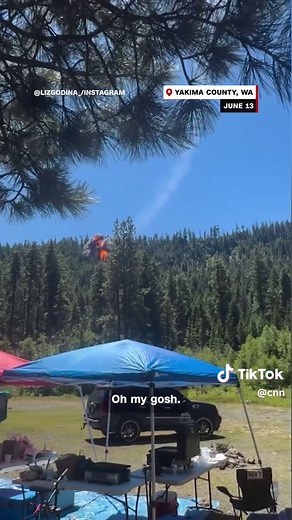 A Marine pilot ejected from an F/A-18 Hornet shortly before it crashed into a mountainside during a routine training exercise about 55 miles southeast of Seattle. The crash sparked a wildfire with emergency crews rushing to fight it while also evacuating campers from the area. The cause of the crash is still under investigation.