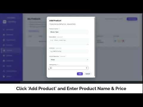How to Add a New Product & Create Invoice in Elite Billing | Free Billing Software India