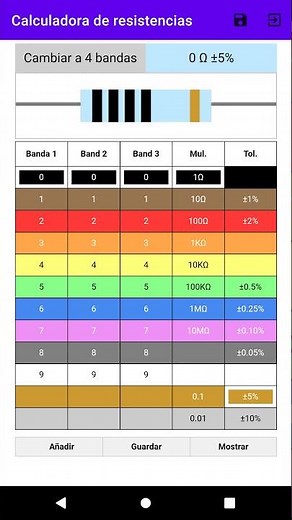 Calculadora de Resistencias
