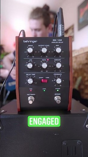 The dreamy pedal is back! 💭 #behringer #analog #delay #pedals #guitar #demo