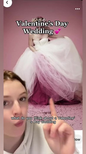 Valentine’s Day Wedding?? #valentinesday #valentinesdaywedding #weddingideas #weddingtheme #pinkweddingideas | Lynea D'Aprix