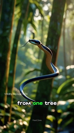 Interesting facts About flying snake #fly #shorts #animals #wildlife #wildanimals #tiktok