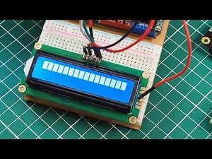 LCD display LCM1602A-14, I2C and SPI