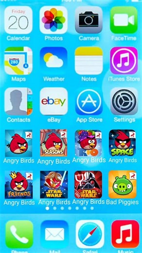 Angry Birds Games 2013 (iPhone 5s/iOS 7) (November 2013)