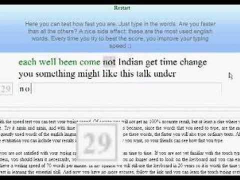 Insane Typing Speed - 100 Words Per Minute