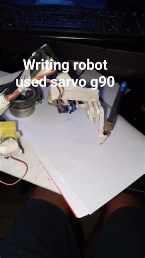 without stepper motor make writing robot using Sarvo g90