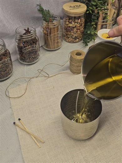 Pure candle ASMR 🕯️ Just the sound of warm soy wax being poured into the jar. Just calm.❤️ #candles #soywax #asmr #handmade #satisfyingvideos