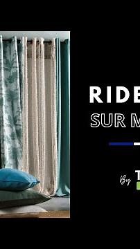 Confection d'un rideau sur mesure dans notre Atelier en Rhône-Alpes