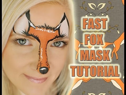 EASY Fox Face Painting Makeup Tutorial
