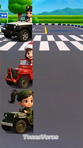 match the correct car #animation #funny #cartoon #trendingshorts