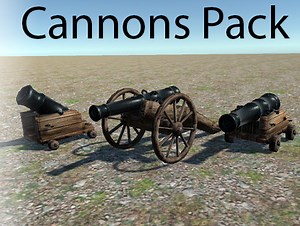Cannons Pack | 3D Guns | Unity Asset Store