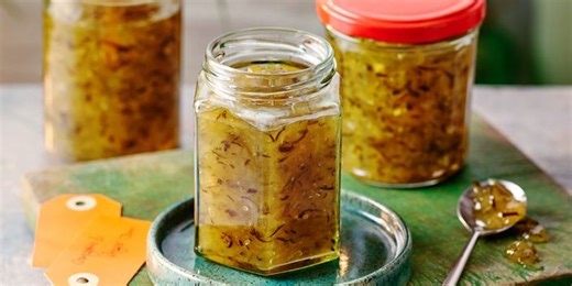 Courgette and ginger jam