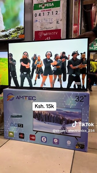 Amtec 32inch Smart Android TV with Frameless Design
