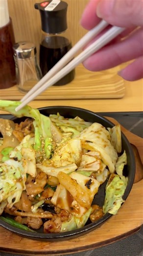 宮本むなしの鶏とキャベツの味噌炒め定食 #グルメ