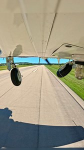 T-6 landing gear in action during takeoff! Before you comment about the centerline, this was the first aircraft of six doing staggered takeoffs 😉😎 | Sporty's Pilot Shop