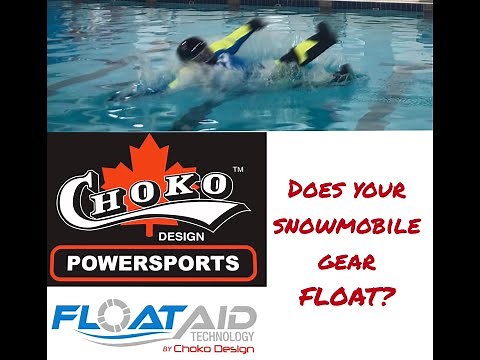 Swimming in Snowmobile Gear with Floataid Technology by Choko Design