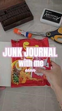JUNK JOURNAL WITH ME | ASMR | BEGINNER