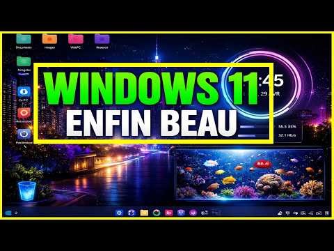 35 minutes suffisent pour MÉTAMORPHOSER Windows 11 – Personnalisation ULTIME (2026)