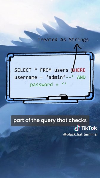 sql injection pt3 (login page bypass) #cybersecurity #informationtechnology #linux #hacker #cyber