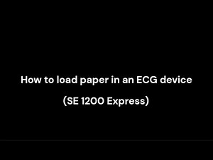 Loading paper into an ECG device - GPH
