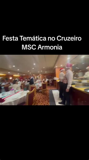 Festa Temática no Cruzeiro MSC Armonia