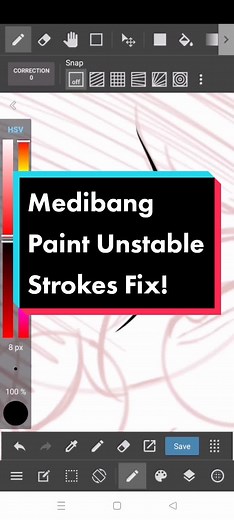 How to Fix Unstable Strokes in Medibang Paint