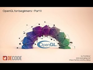 OpenGL Tutorial Workshop for Beginners Part II - VertexArrays