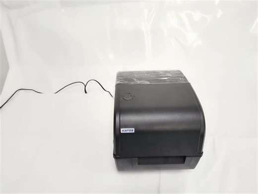 4inch Thermal Transfer Label Printer With USB Satin Ribbon Washing Tag Clothing Label Maker for Wash Care Label Provide Software