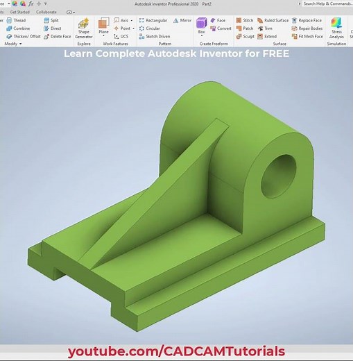 Autodesk Inventor 3D Modeling #Shorts