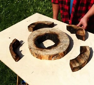 105K views · 111 reactions | Stunning epoxy table created with the burned wood technique! | 5-Minute Crafts USA | Facebook