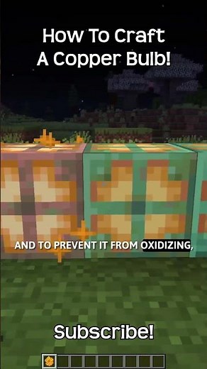 How To Craft A Copper Bulb In Minecraft?!