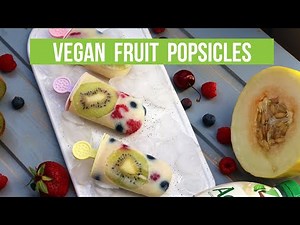 Vegan Popsicles | Under 3 ingredients / 5 minutes prep time!
