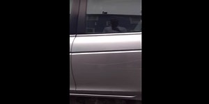 Dude films ex-girlfriend smashing his car, nearly running him over