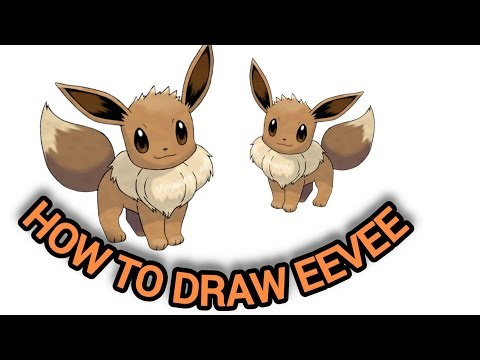 How to draw Eevee /pokemon drawing /step by step