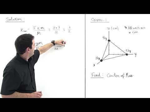 Center of Mass in 3-D
